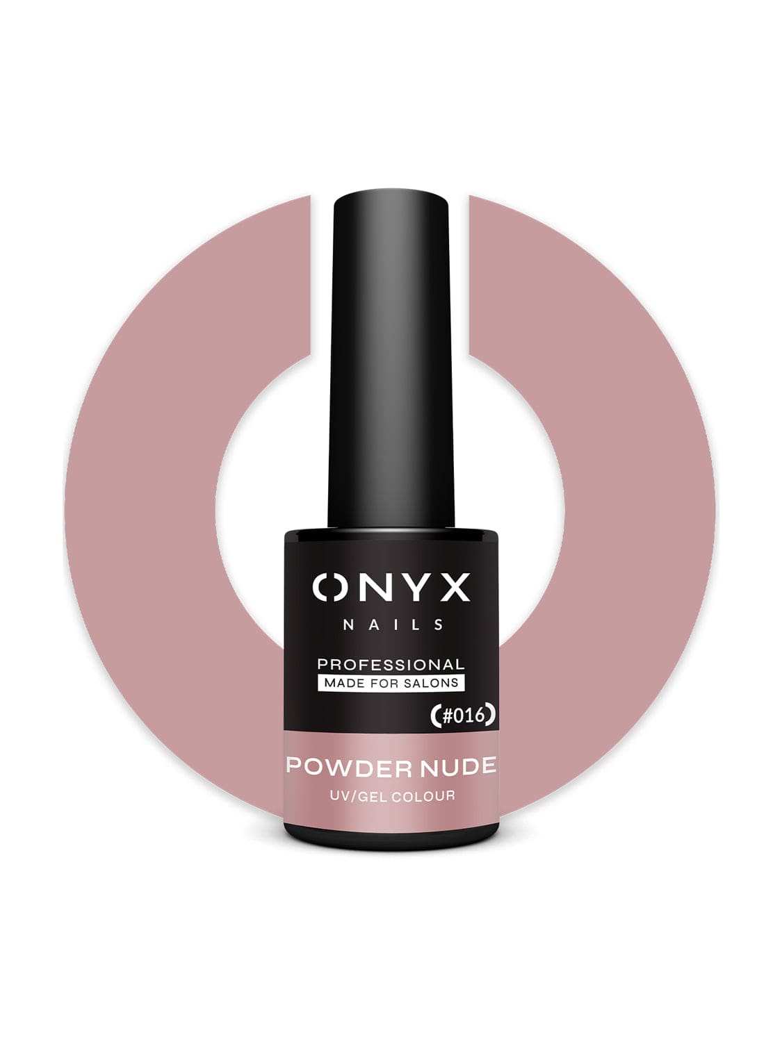016 Lakier hybrydowy ONYX NAILS Powder Nude – jasny pudrowy nude 7ml
