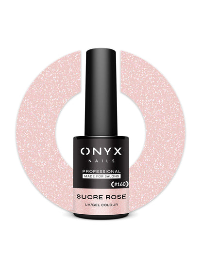 160 Lakier hybrydowy Sucre Rose 7 ml