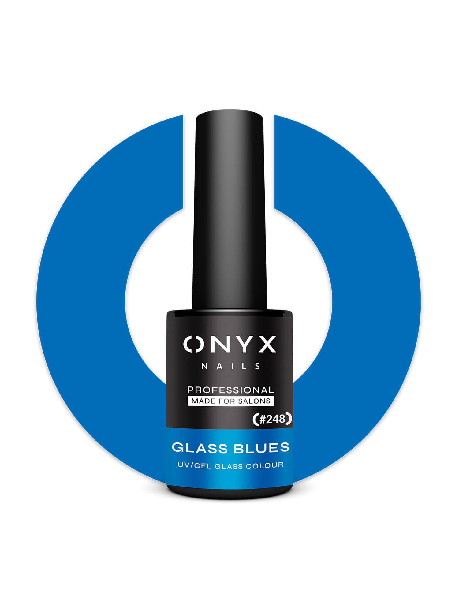 248 Lakier hybrydowy Glass Blues 7 ml