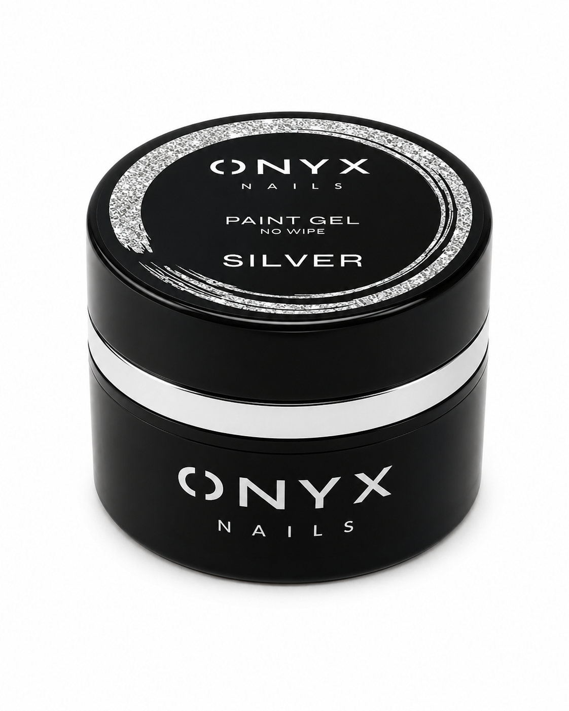 PAINT GEL SILVER – srebrny żel do zdobień no wipe