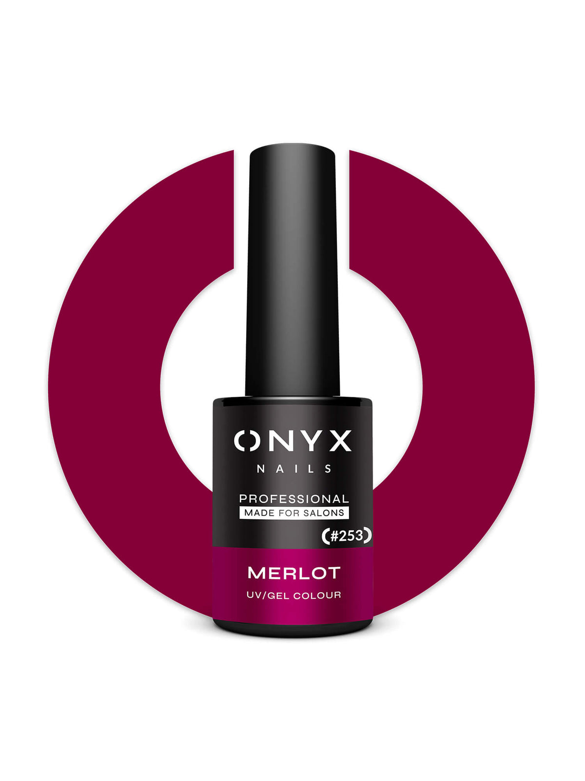 253 Lakier hybrydowy Merlot 7 ml