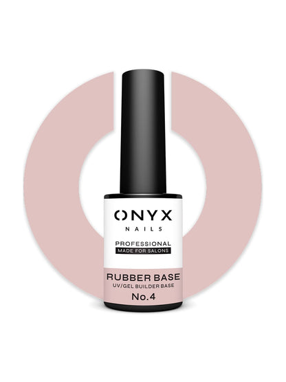 Onyx Nails Ενισχυμένη Βάση - Rubber Base - No.4 7 ml