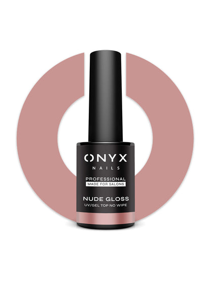 Top hybrydowy No Wipe NUDE GLOSS 7 ml
